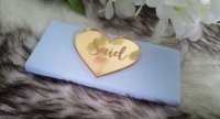 Goud plexi tag